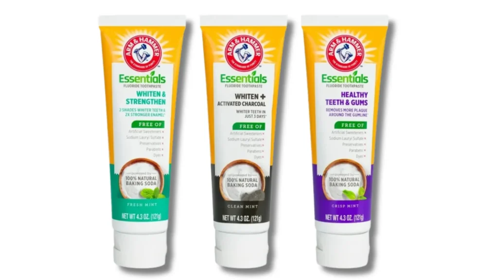 Arm & Hammer Essentials Whiten & Strengthen Fluoride Toothpaste