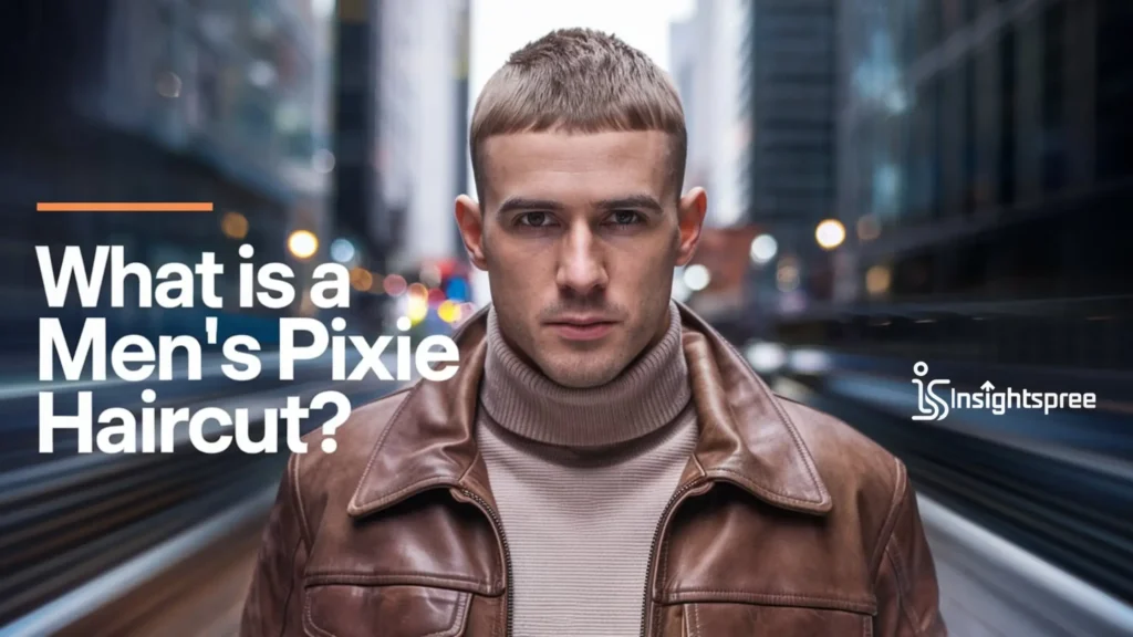 What is a men's pixie haircut? 